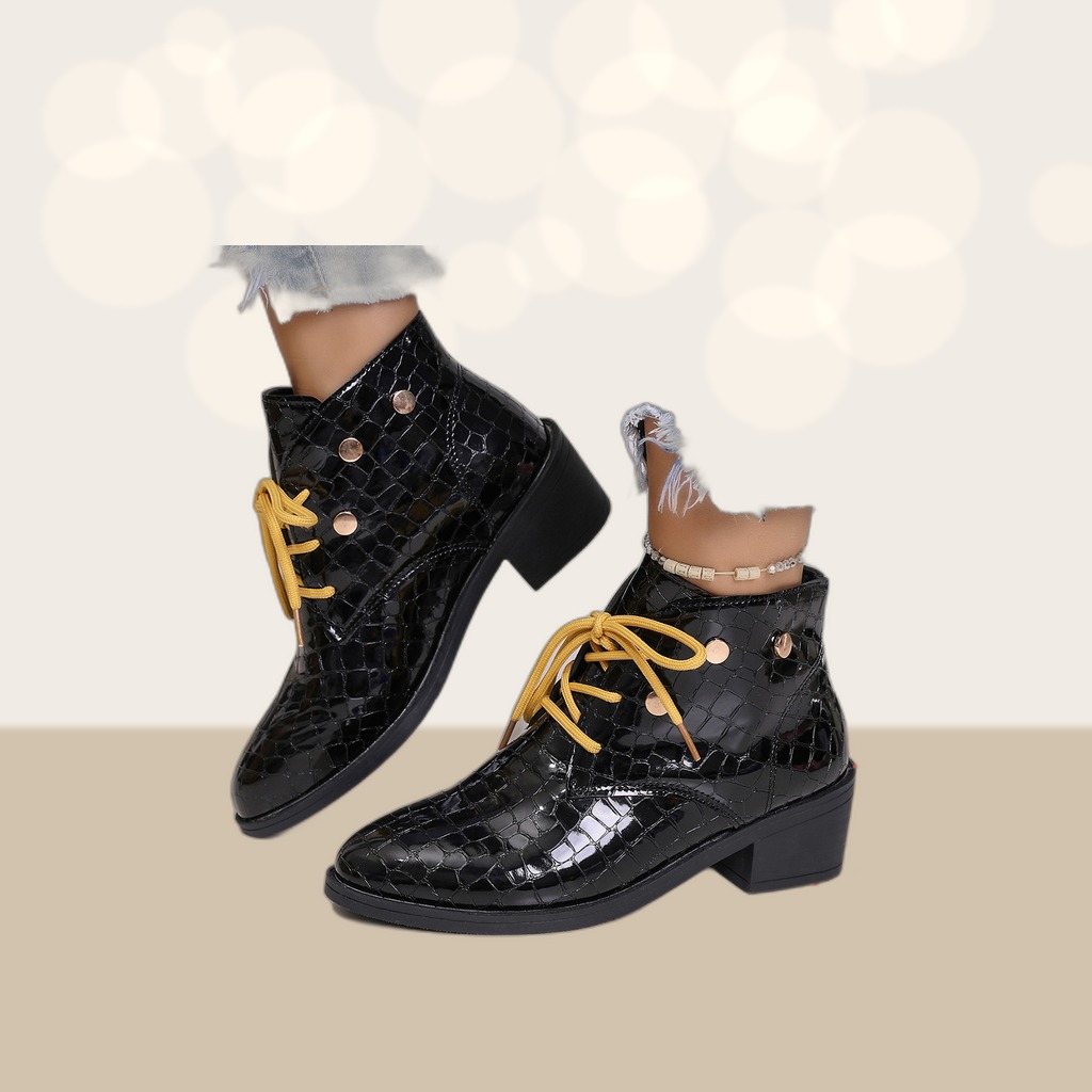 Chunky-Heel Ankle Boots