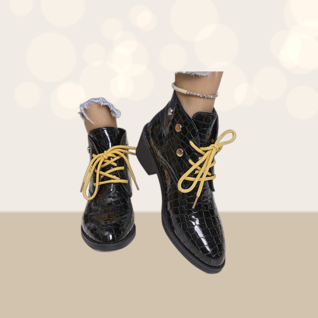 Chunky-Heel Ankle Boots