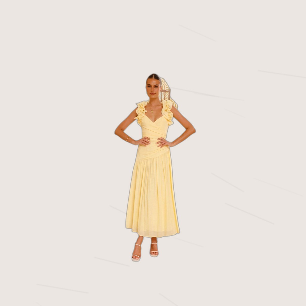 Split-pleated Backless Dress Figure-hugging Style
