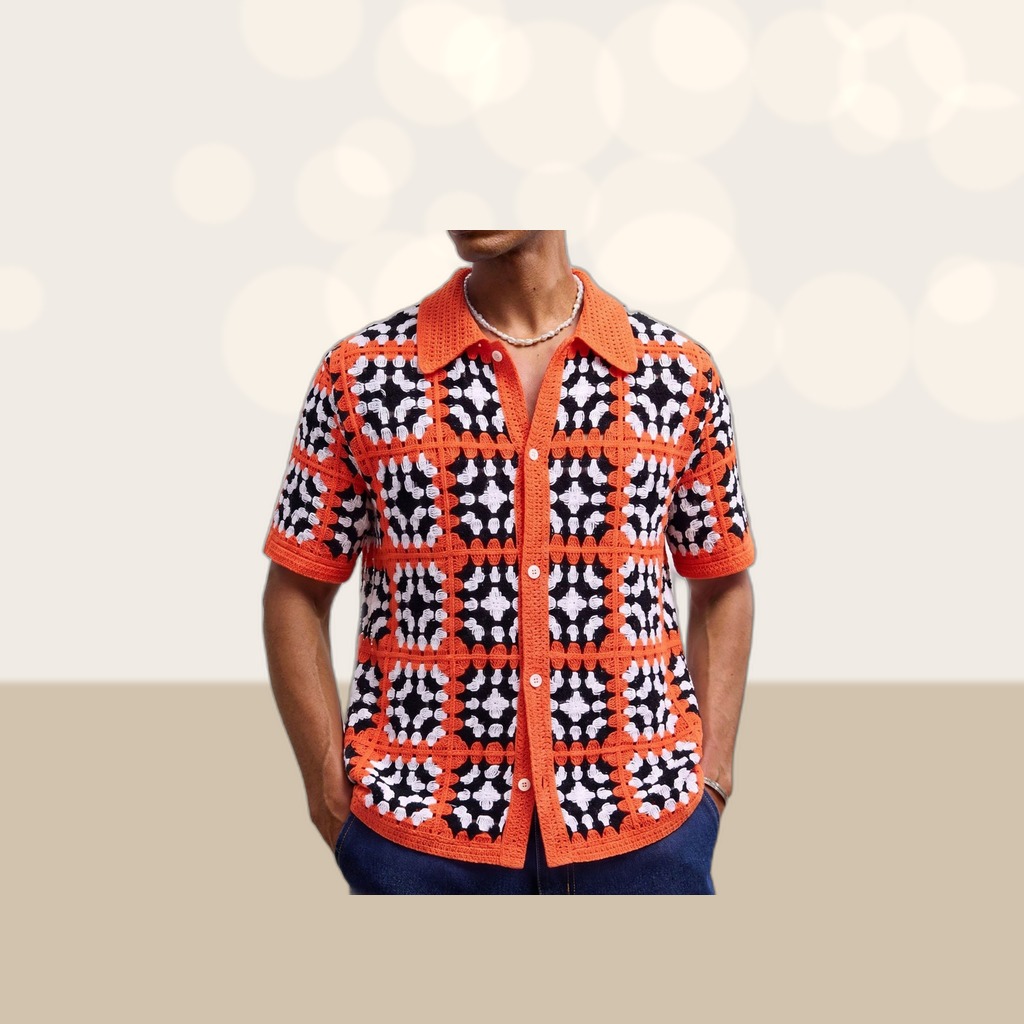 Knitted European And American-style Casual Short-sleeve