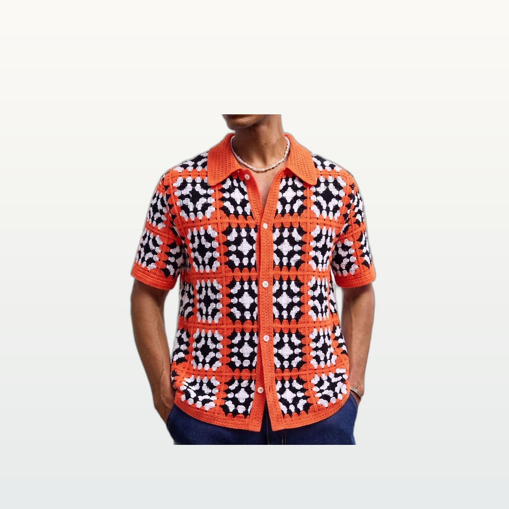 Knitted European And American-style Casual Short-sleeve