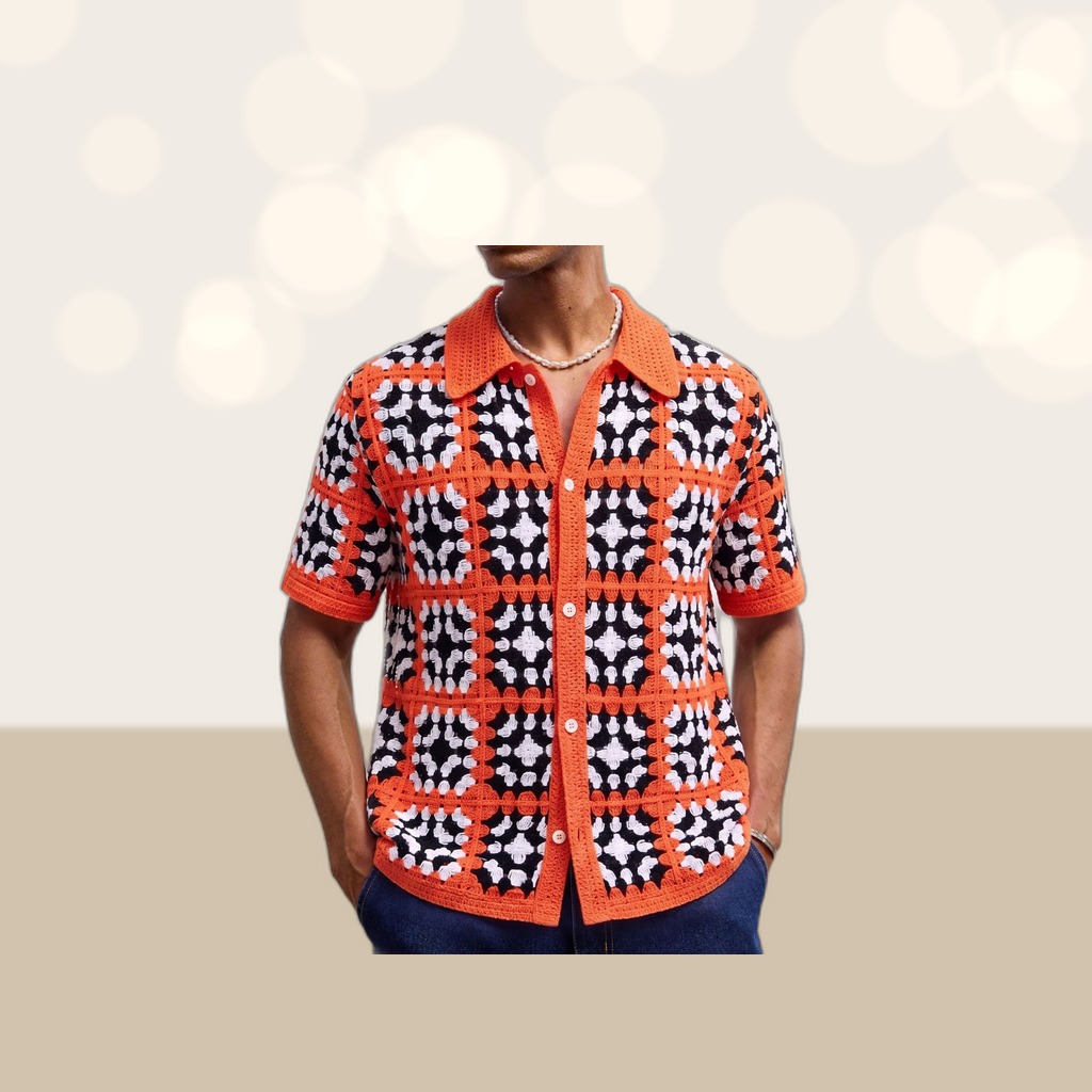 Knitted European And American-style Casual Short-sleeve
