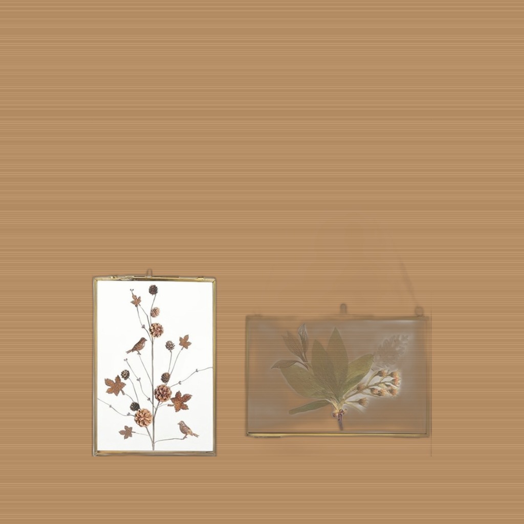 Brass and Glass Photo Frame