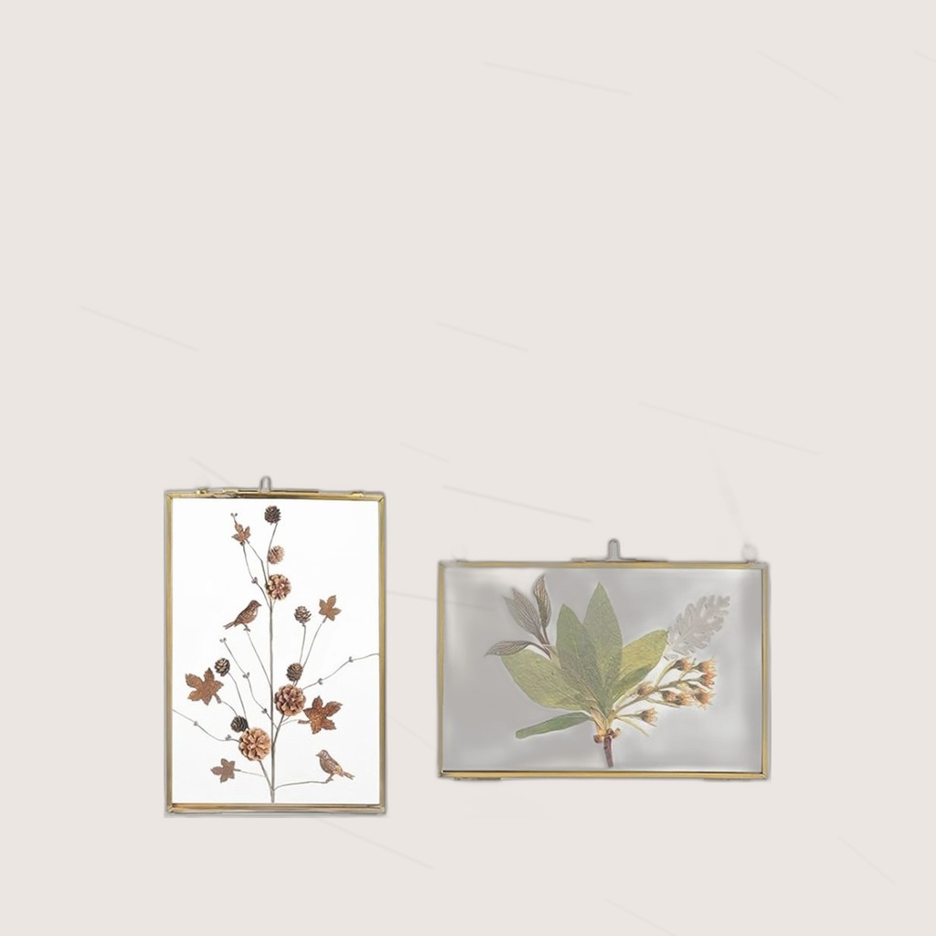 Brass and Glass Photo Frame