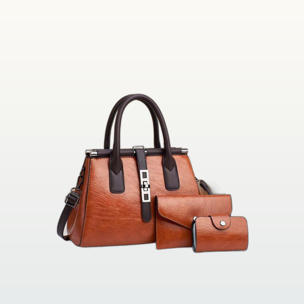 Large-capacity Vintage Shoulder Tote And Crossbody Bag
