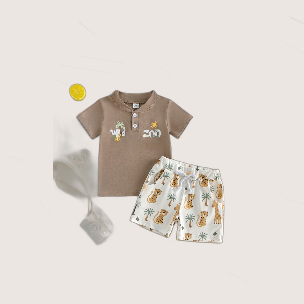 Kids' Polo & Shorts Set