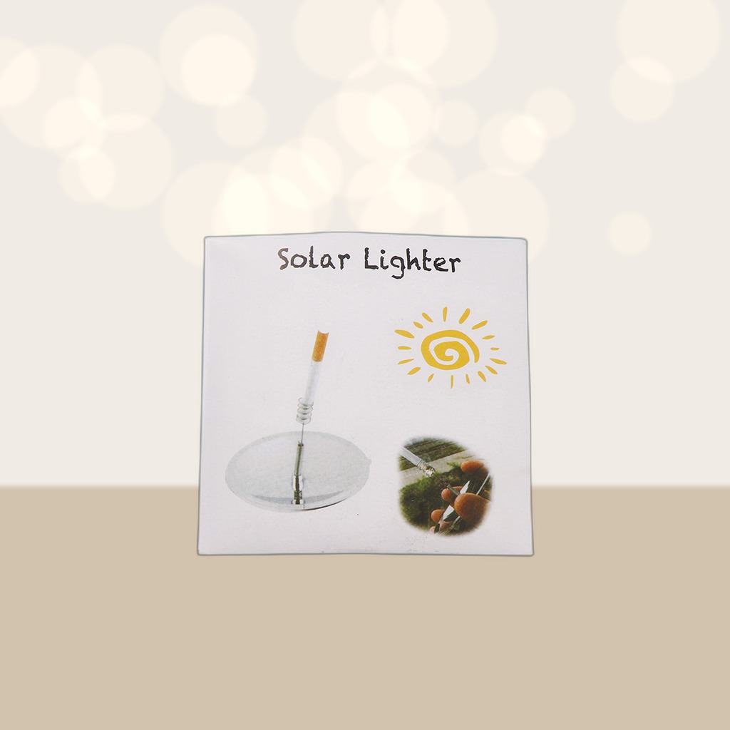 Outdoor Mountaineering With Solar Igniter