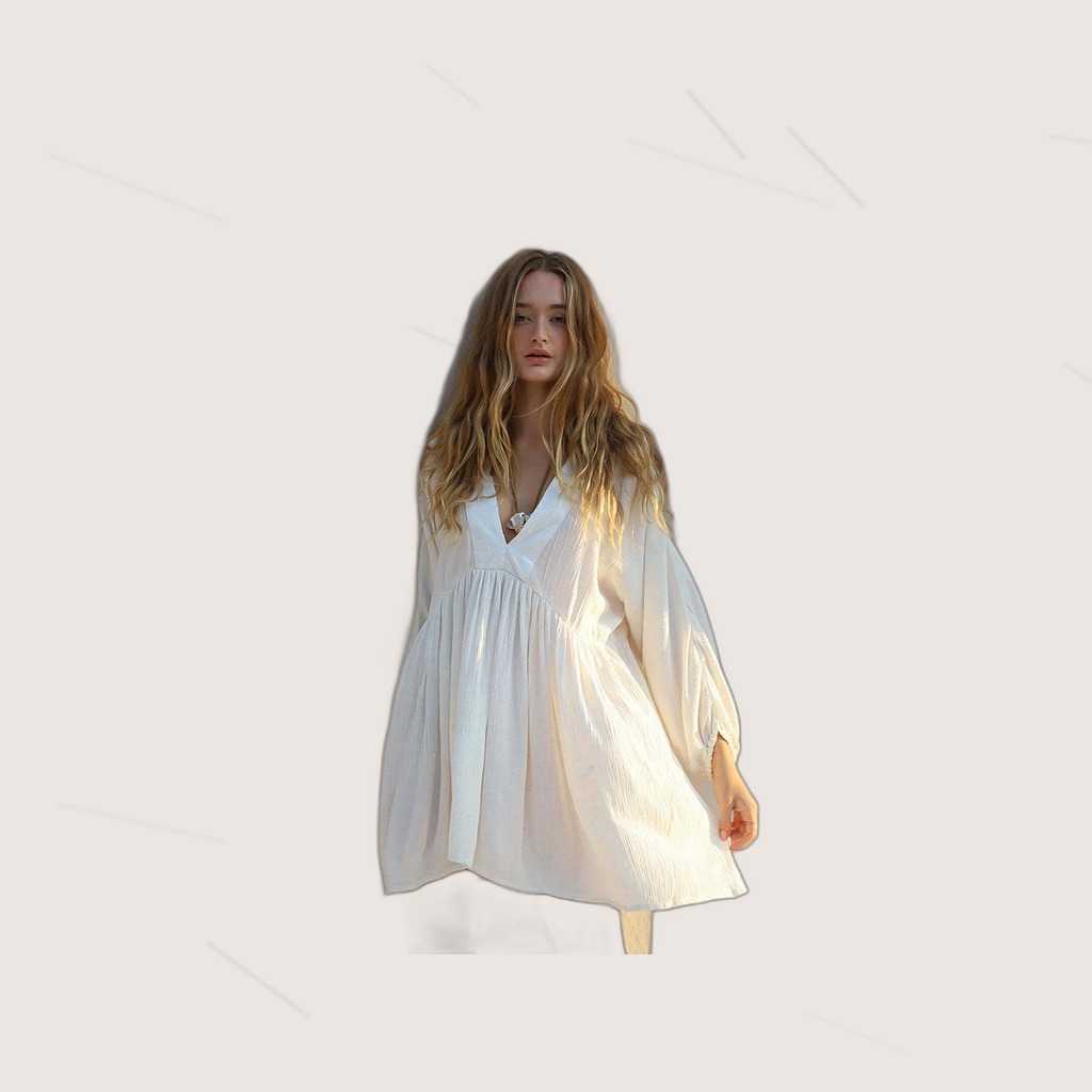 Long-sleeve Sun-protective Shirt Bikini Cover-up