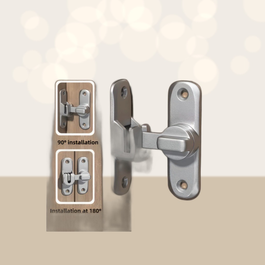 Drill-Free Sliding Door Lock