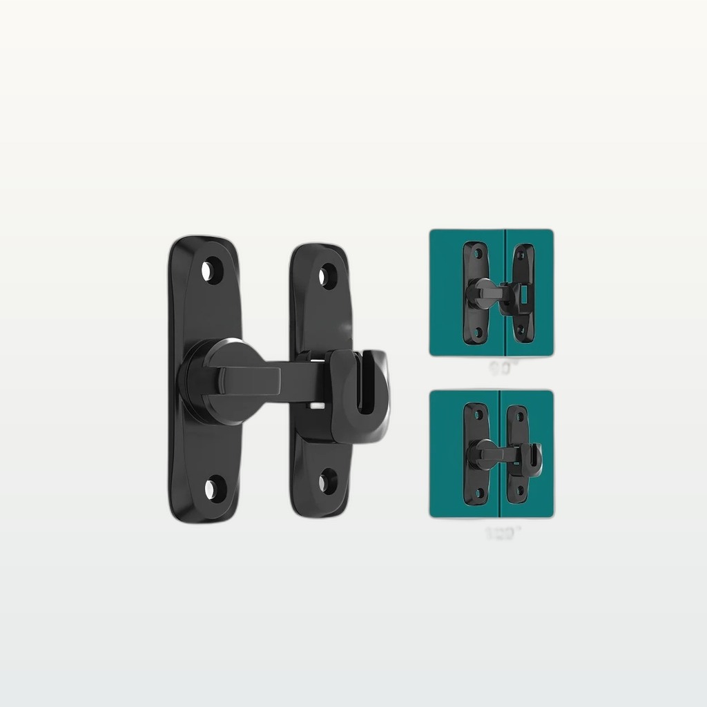 Drill-Free Sliding Door Lock