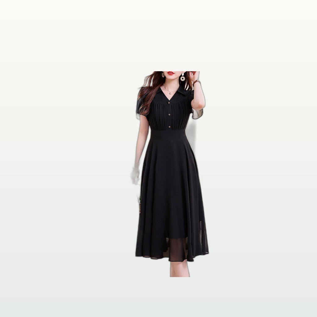 Waist-Cinching Midi Dress