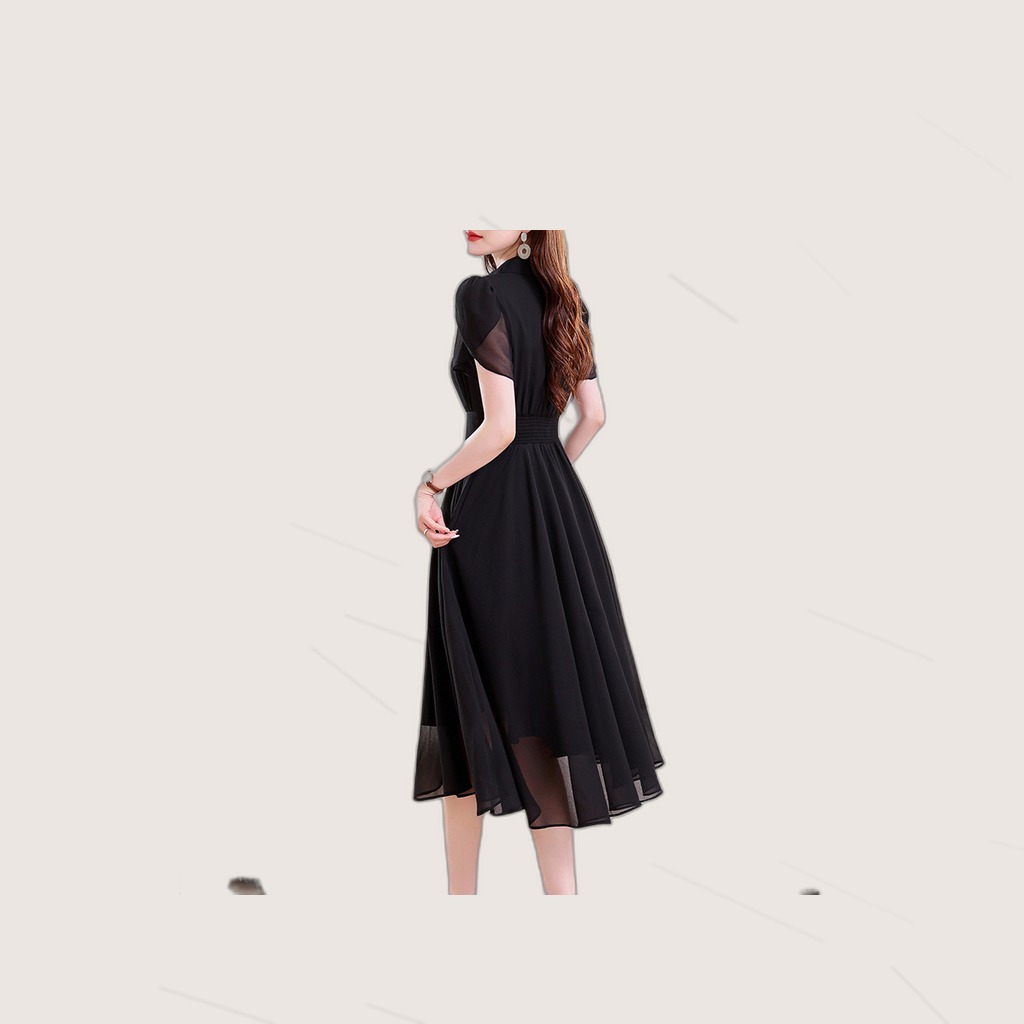 Waist-Cinching Midi Dress