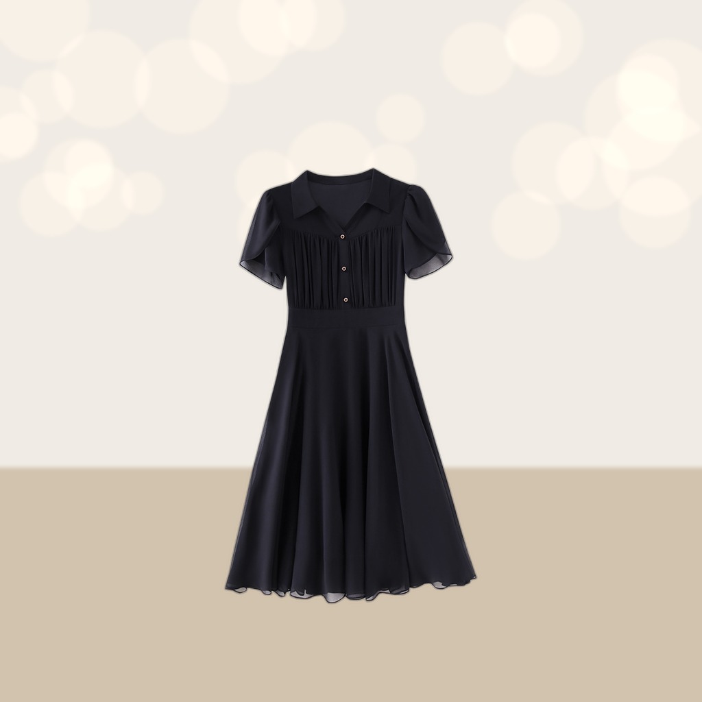 Waist-Cinching Midi Dress