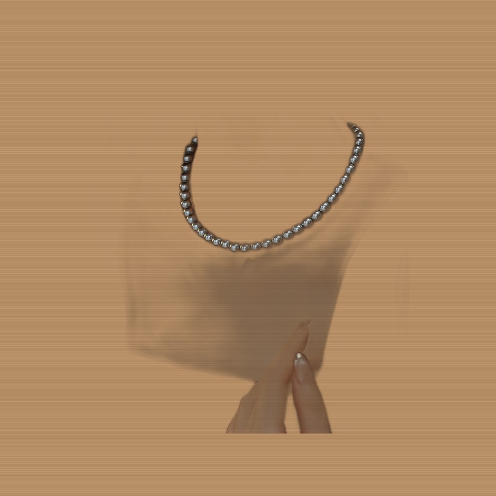 Sterling Silver Sweater Necklace