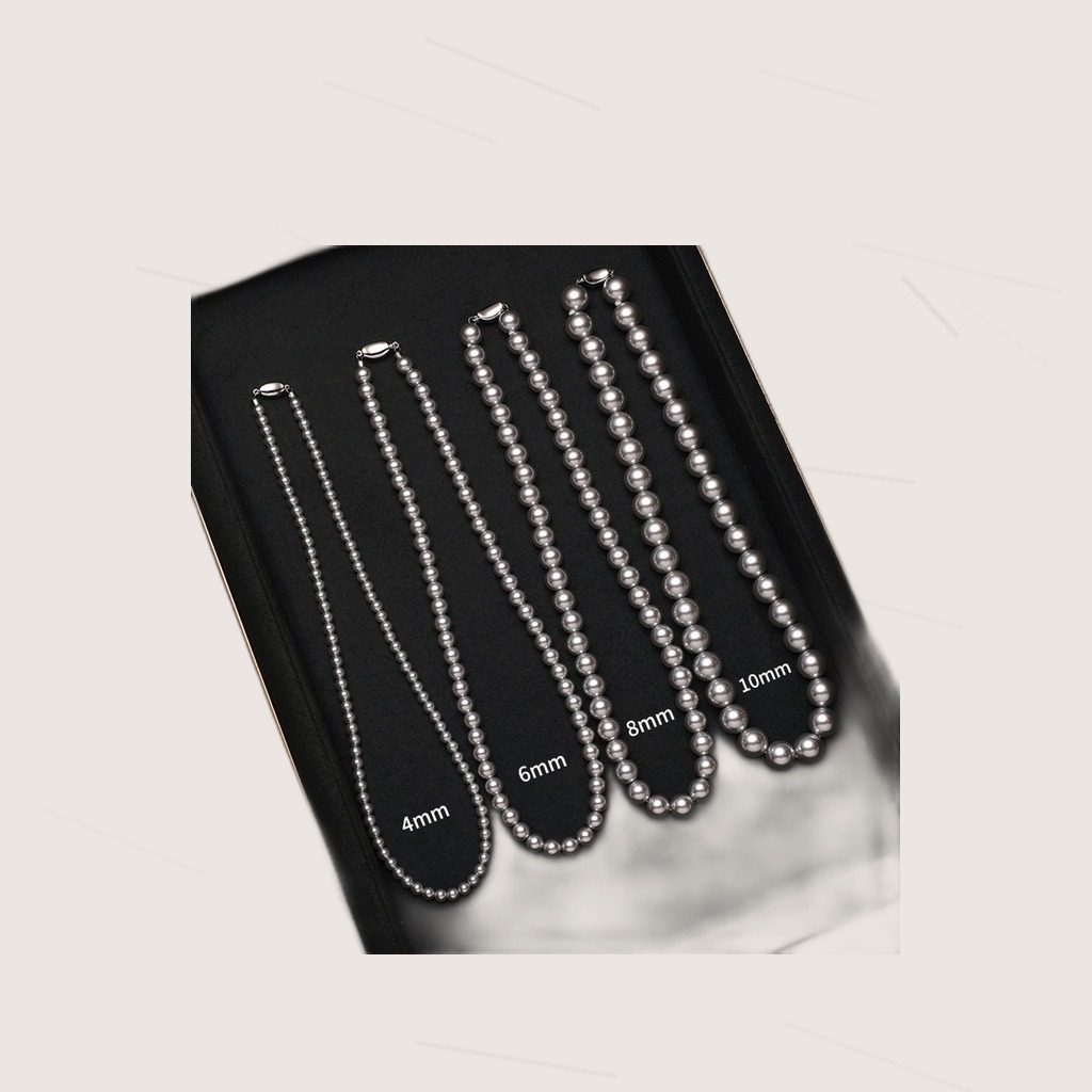 Sterling Silver Sweater Necklace