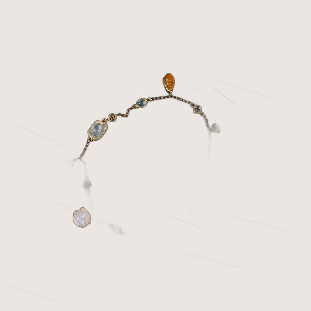 Summer Forest-Style Starfish And Shell Anklet