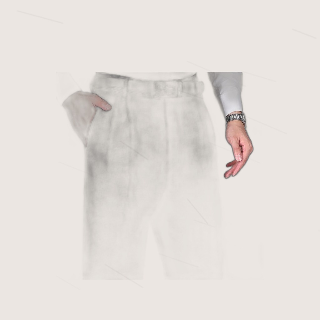 Mens Casual Double-pleat Trousers For Spring And Summer