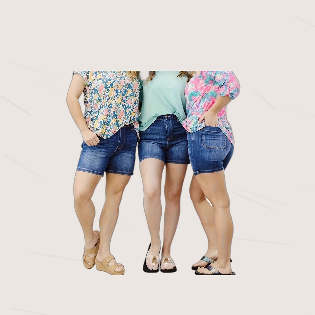 Large-pocket Solid-color Casual Shorts Womens New Stylish