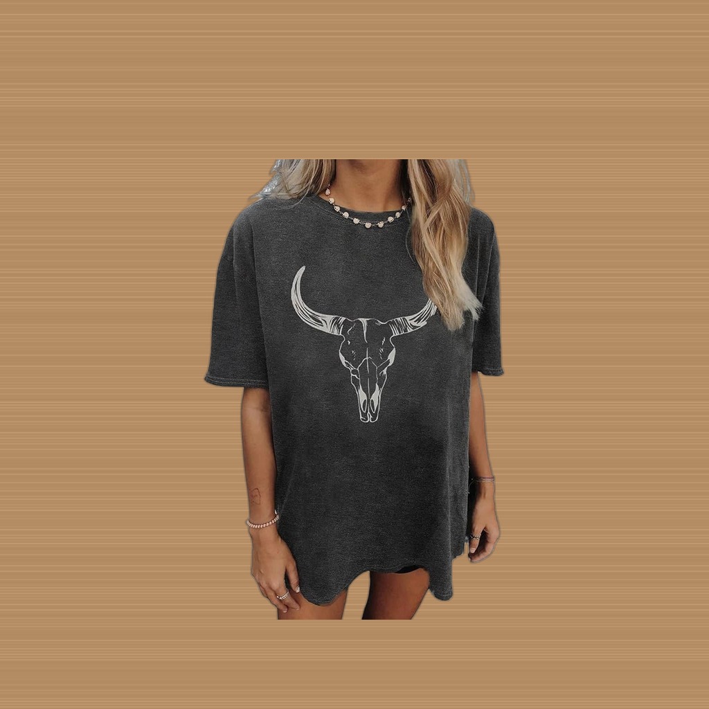 Oversized Floral Graphic Tee