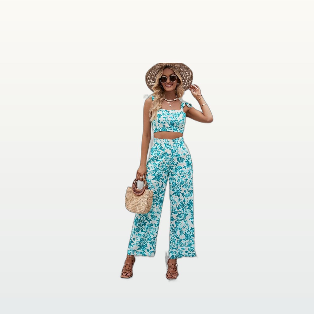 Womens New Arrival Fashionable Casual Printed Set