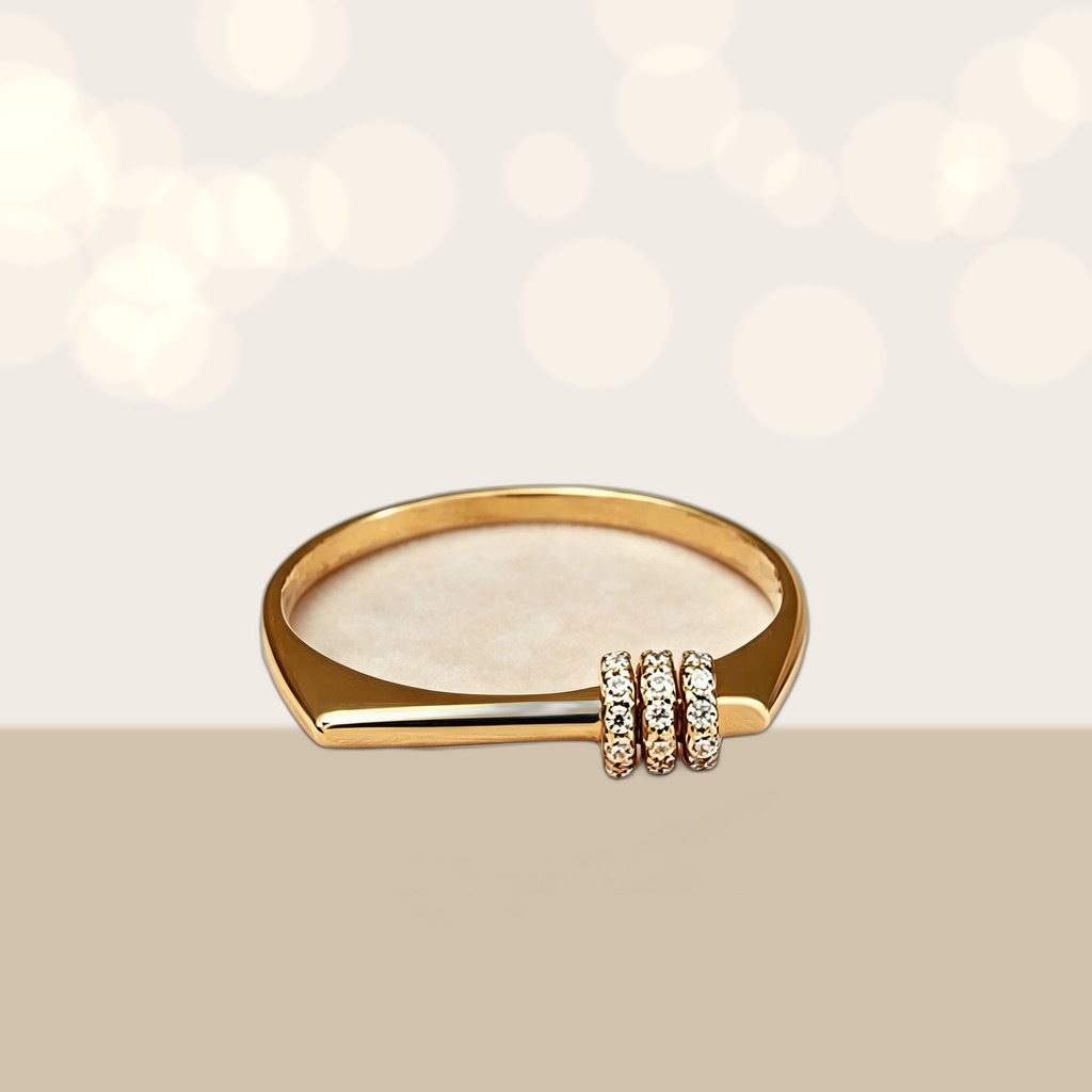 Micro-inlaid Light-luxury Minimalist Ring