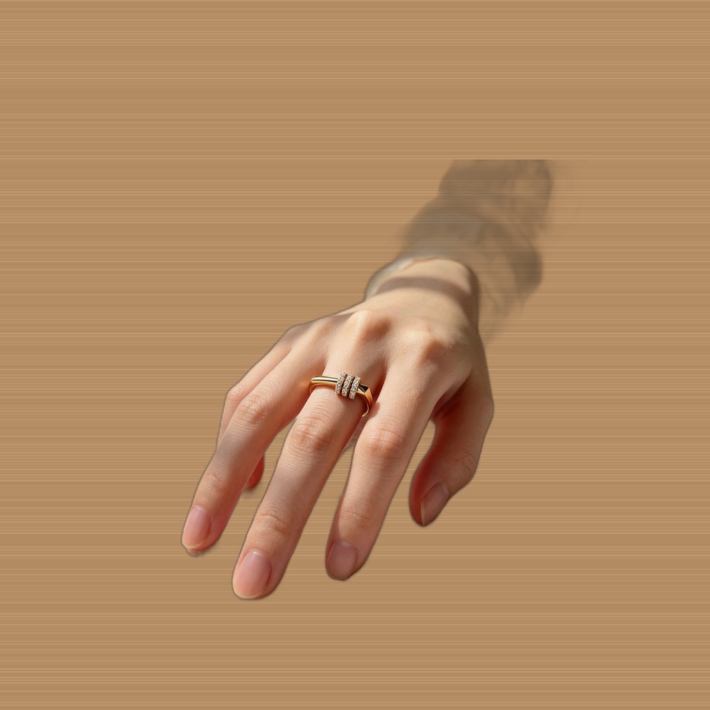 Micro-inlaid Light-luxury Minimalist Ring