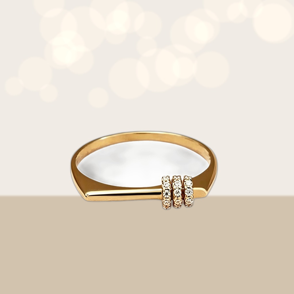 Micro-inlaid Light-luxury Minimalist Ring