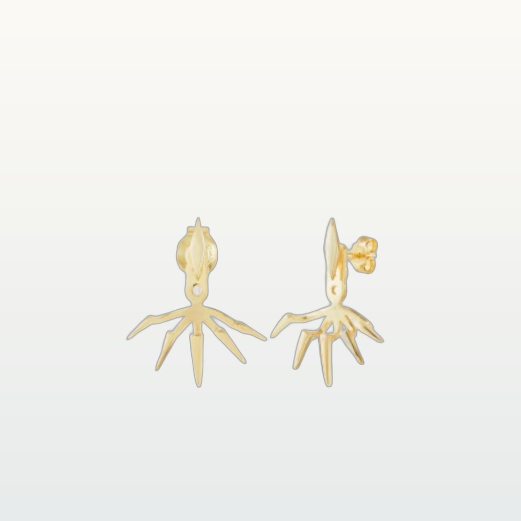 Zircon Heart Stud & Hoop Earrings