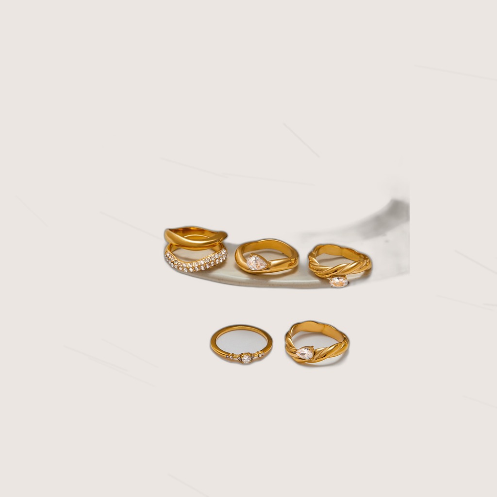 European And American Titanium Steel Rings That Wont Fade