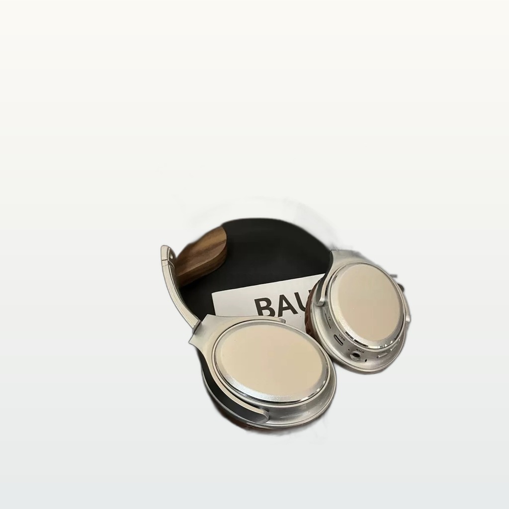 Retro Over-Ear Metal Headphones