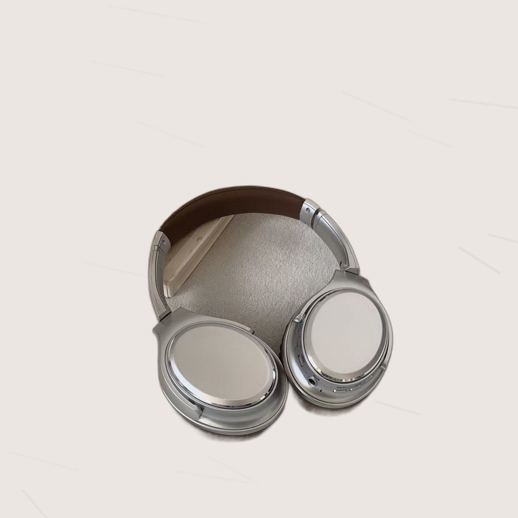 Retro Over-Ear Metal Headphones