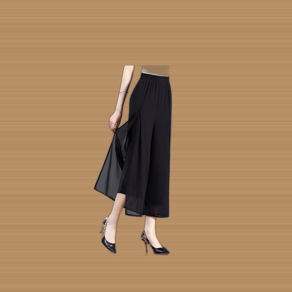 Chiffon Wide-Leg Summer Pants