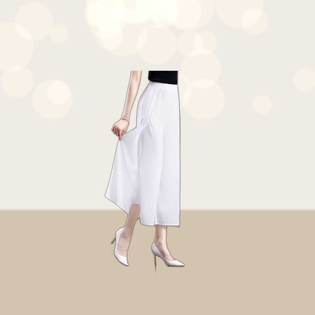 Chiffon Wide-Leg Summer Pants