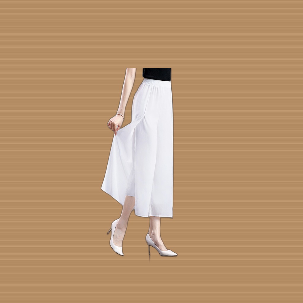 Chiffon Wide-Leg Summer Pants