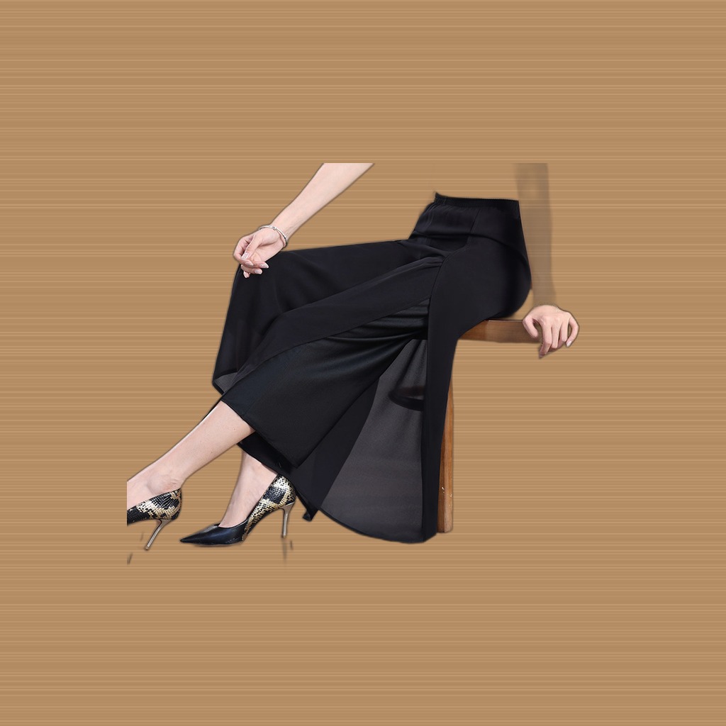 Chiffon Wide-Leg Summer Pants
