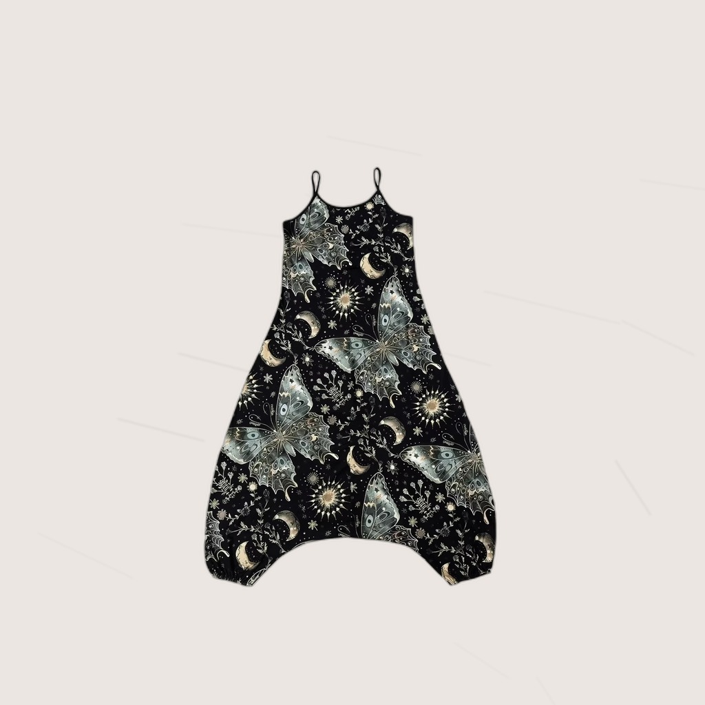 Strap Summer Loose-fitting One-piece Jumpsuit