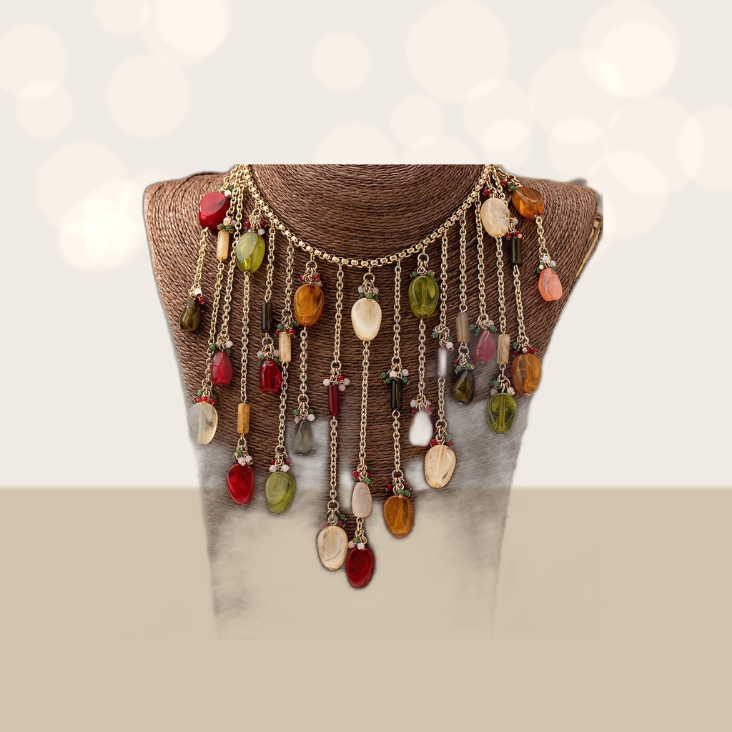 Waterdrop Tassel Necklace