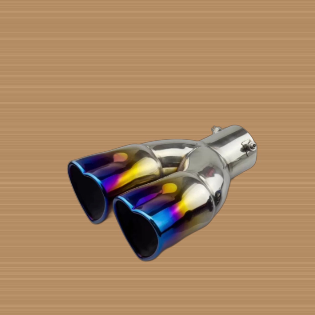 Thickened Stainless Steel Heart-Shaped Exhaust Muffler
