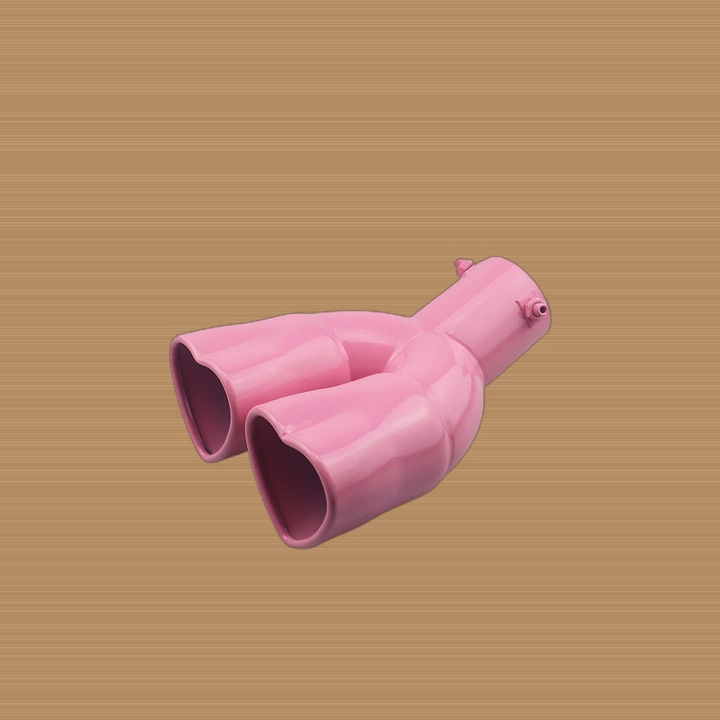 Thickened Stainless Steel Heart-Shaped Exhaust Muffler