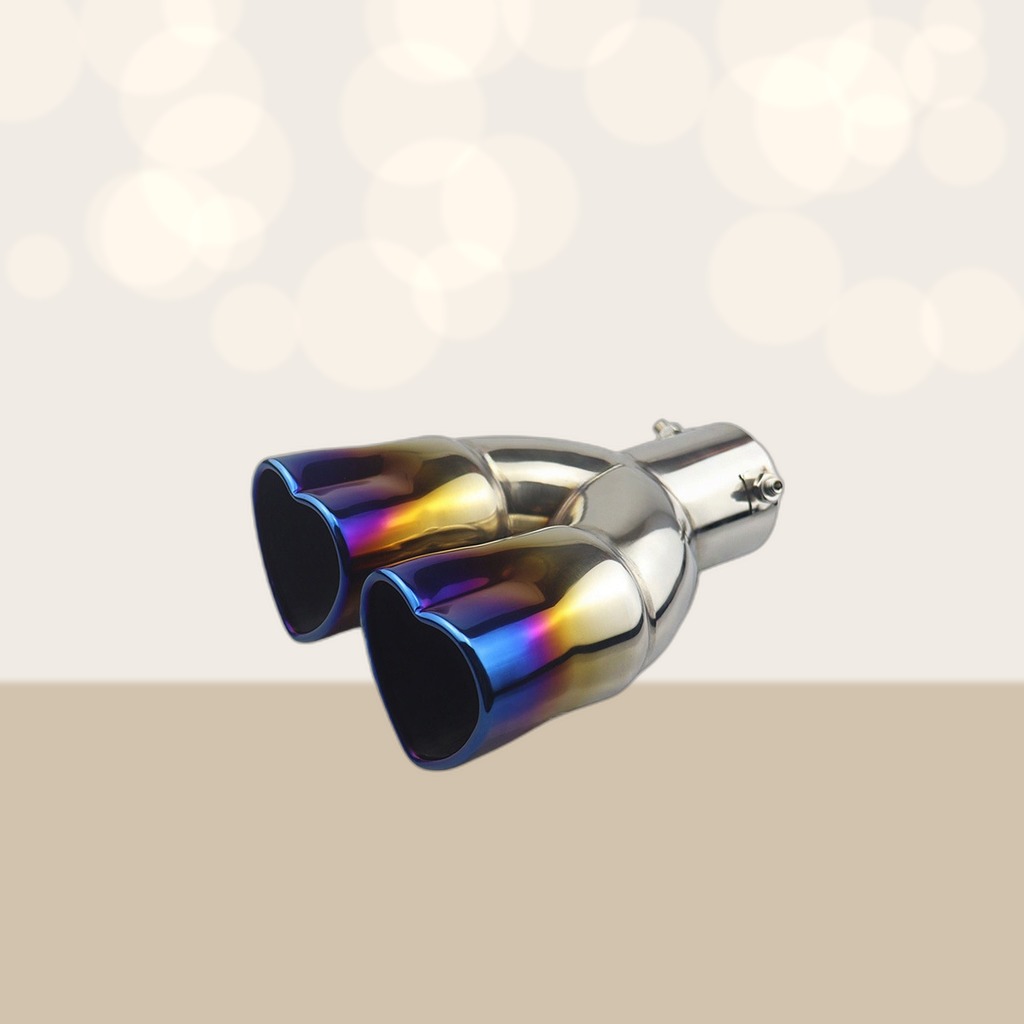 Thickened Stainless Steel Heart-Shaped Exhaust Muffler