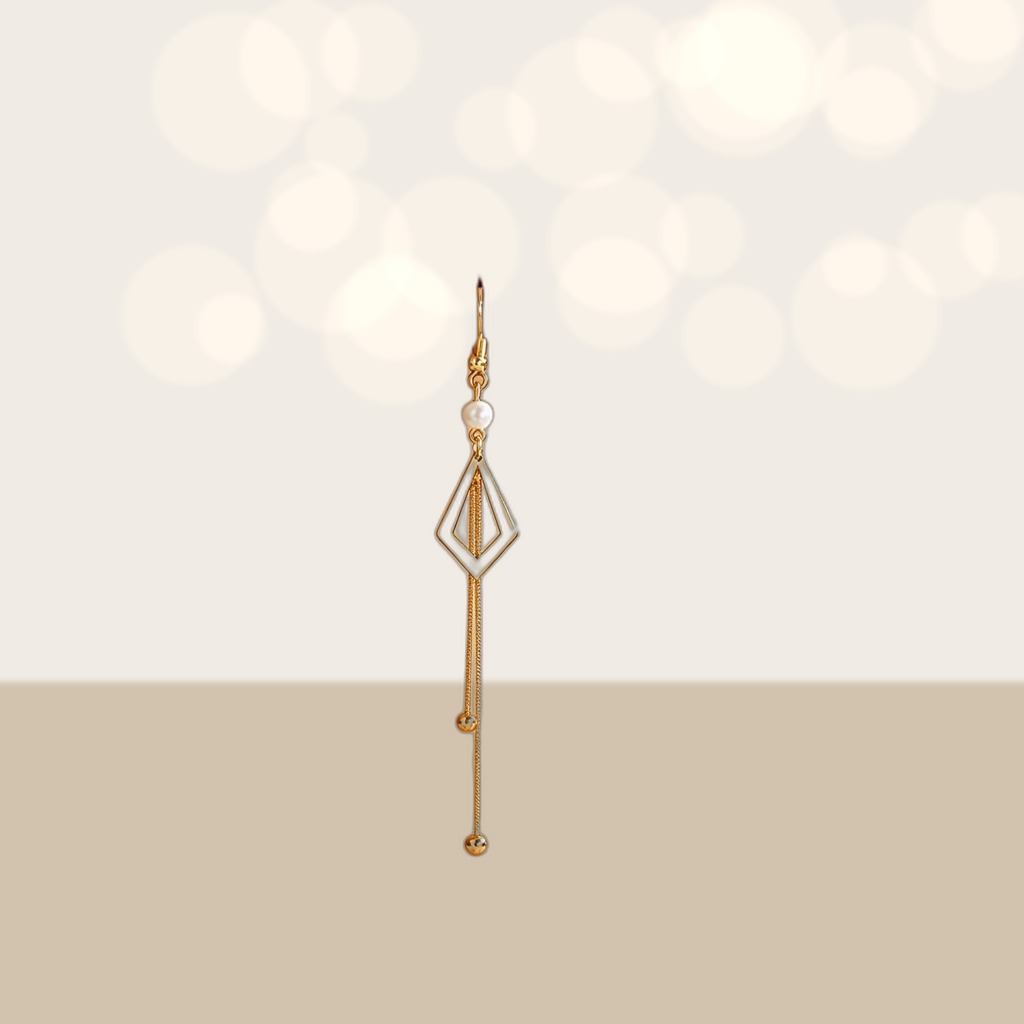 Copper-plated Silver Tassel Earrings