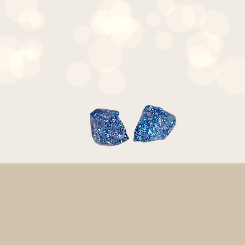 Resin Rhinestone Earrings