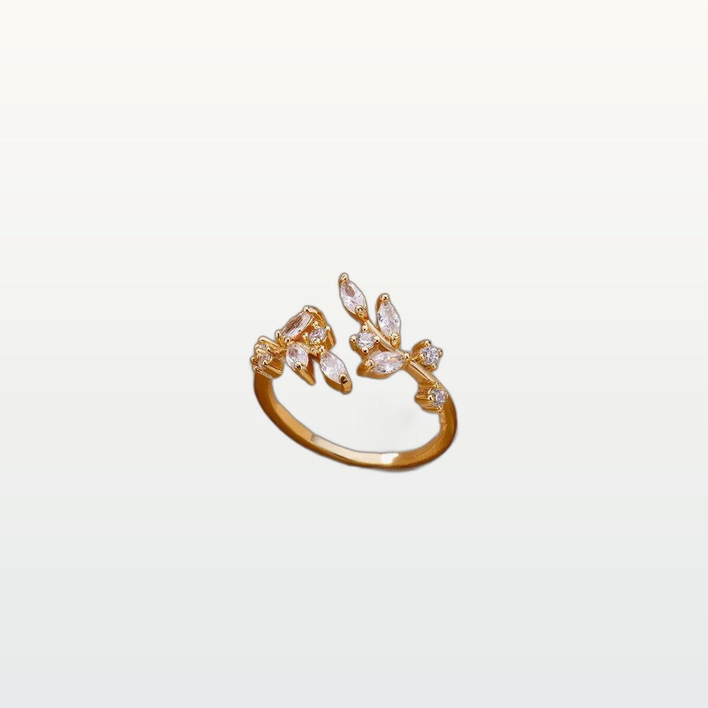 Adjustable Geometric Open Ring