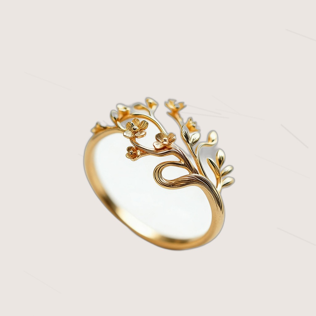 Hollow Flower Ring