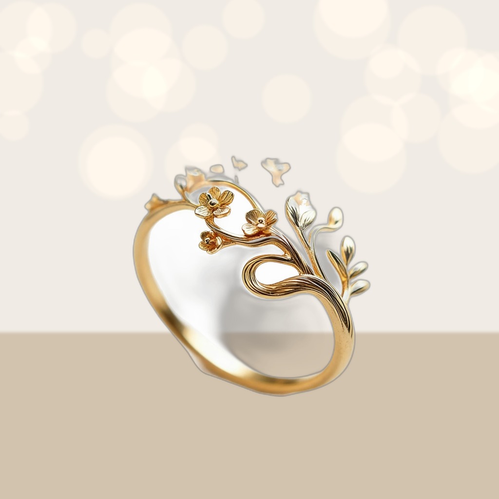 Hollow Flower Ring