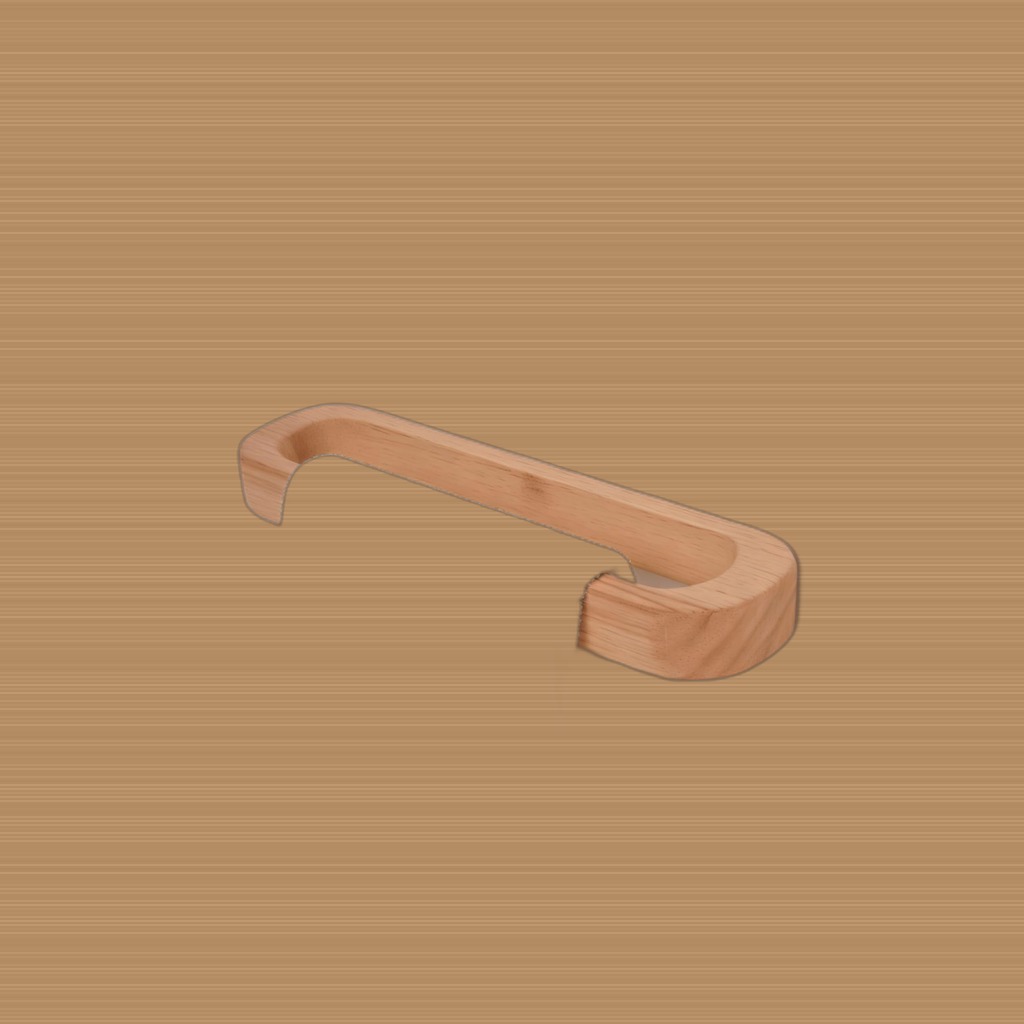 Household Wooden Bathroom Towel Rack Wall-mounted