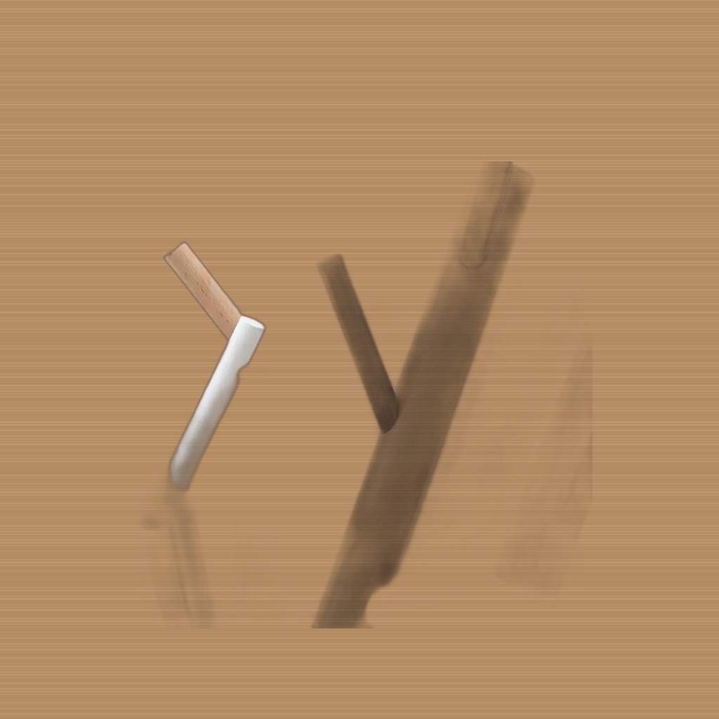 Modern Minimalist Wood Hookno Drilling Required