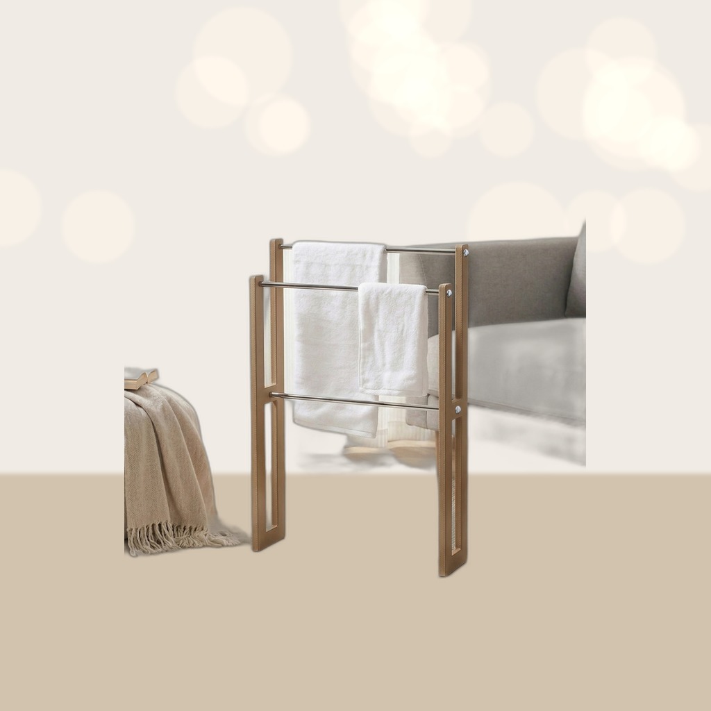 Simple Nordic-style Floor-standing Towel Rack