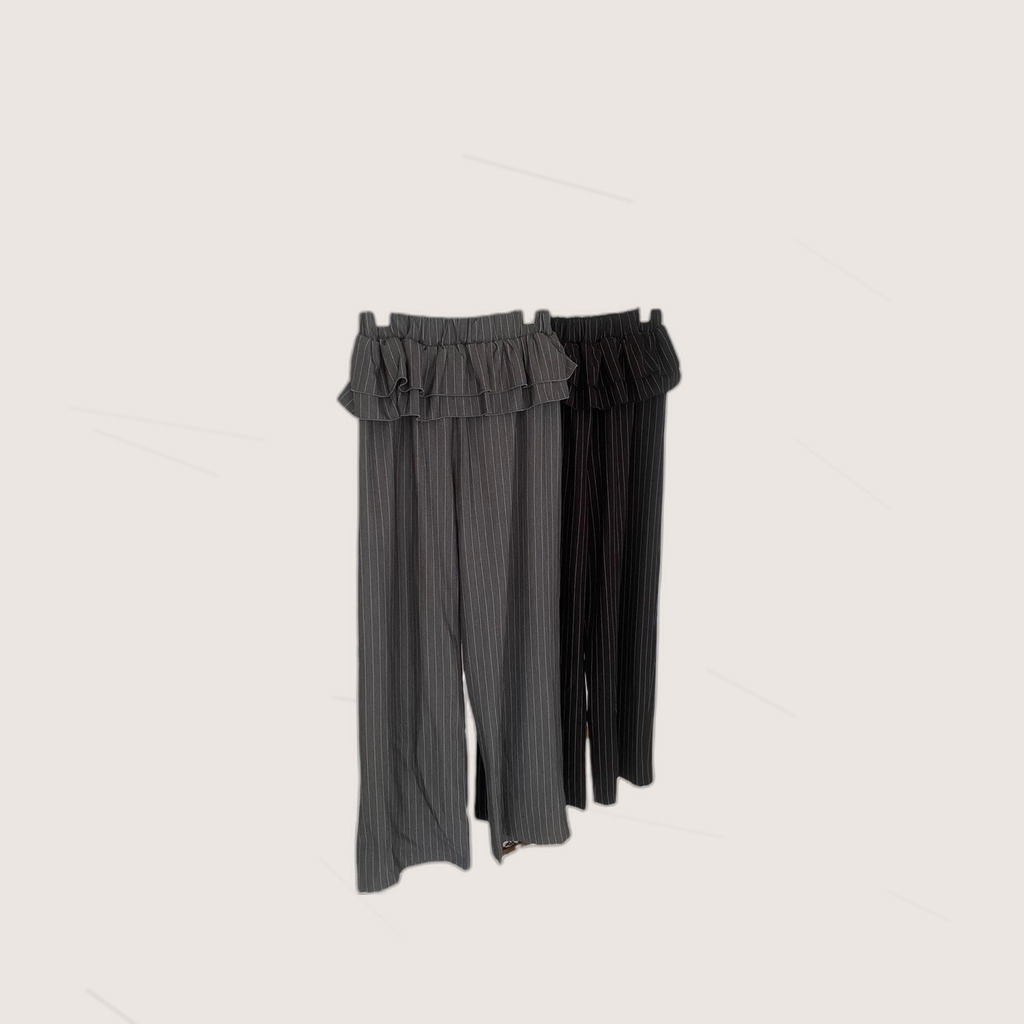 Faux Two-Piece Casual Trousers
