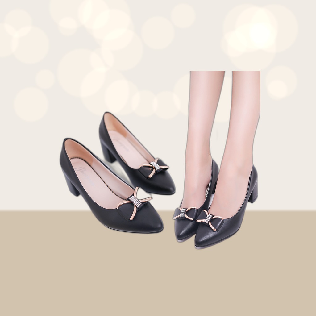 Bow-tie Low-cut Versatile Womens Shoes